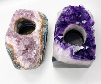 Amethyst Tealight Holder