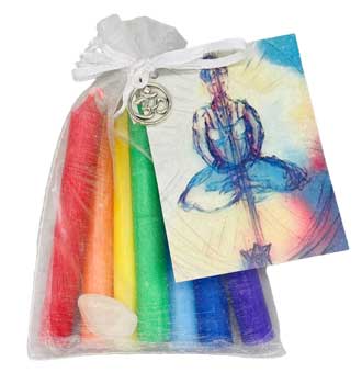 Chakra Candles: Reiki Infused 7 Chakra Kit