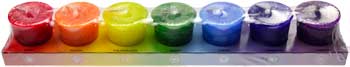 7 Pack Chakra Votive Candles