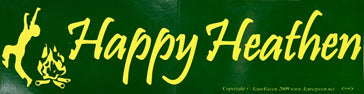 Happy Heathen Bumper Sticker
