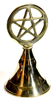 Pentagram Brass Bell