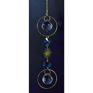 13" Blue & White Sun Catcher