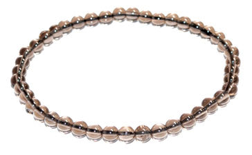 4mm Smoky Quartz Bracelet