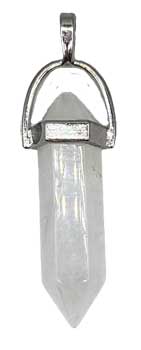 Double Terminated Quartz Pendant