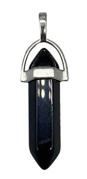 Double Terminated Onyx Pendant