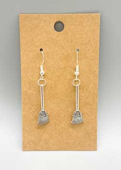 Witch's Broom Earrings