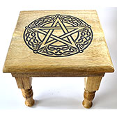 9"x 9"x 8" Pentagram Altar Table