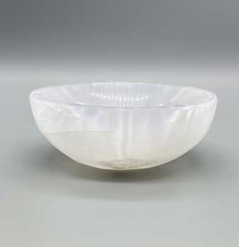 Selenite Oval Bowl