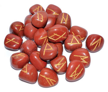 Red Jasper Rune Set