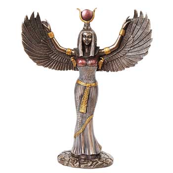 Isis Statue 11 7/8"