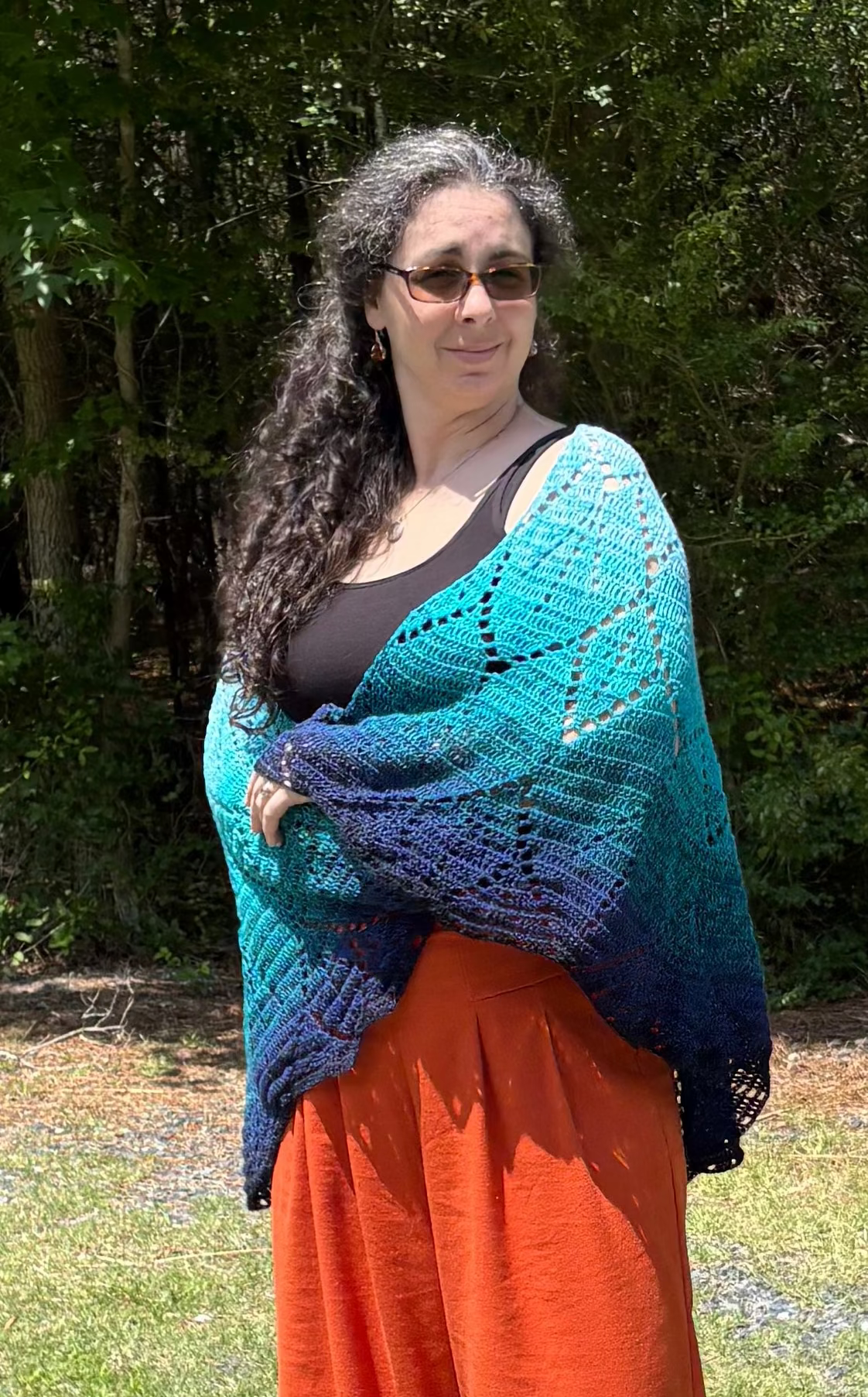 Cool Water Shawl