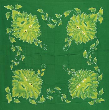 Green Man Altar Cloth 36”x36”
